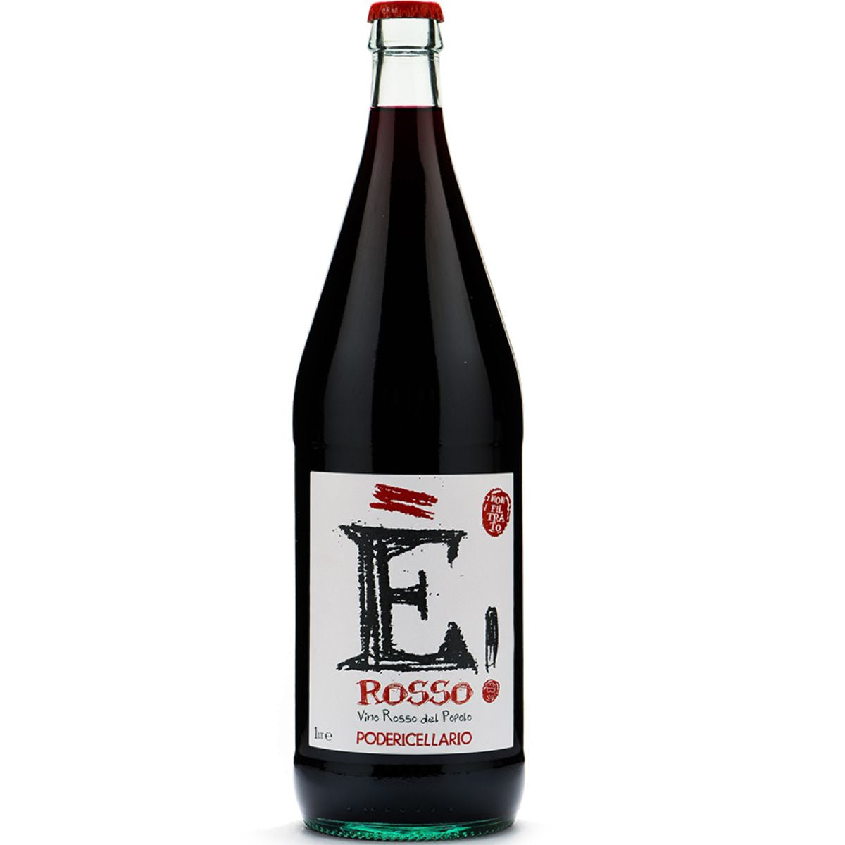 Poderi Cellario È Rosso! – Piémont Rouge – 1 Litre