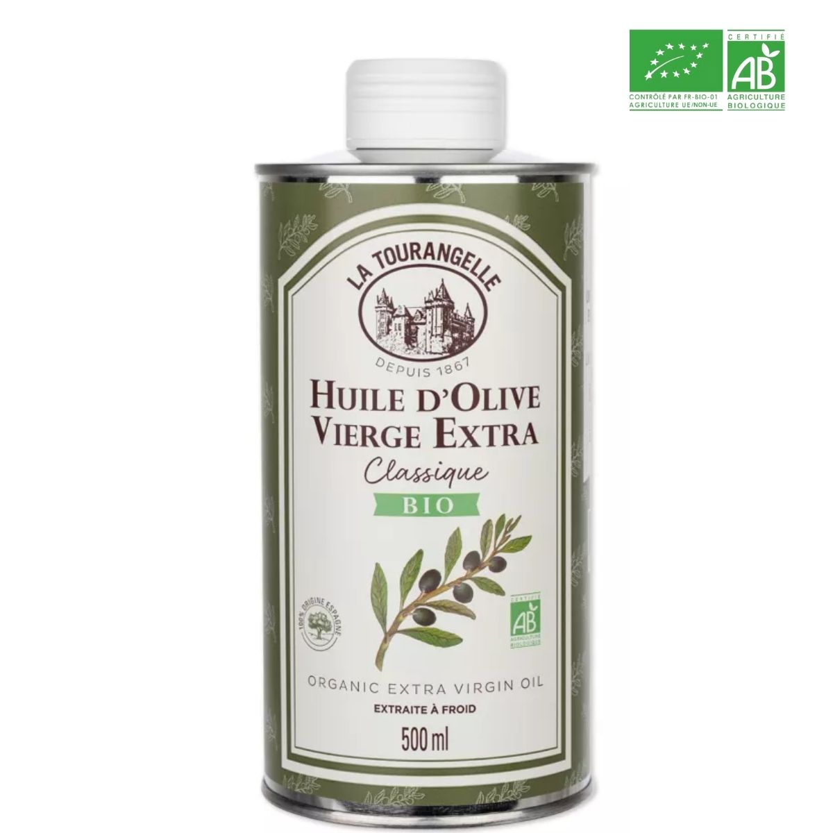 Huile d’Olive Vierge Extra BIO – La Tourangelle