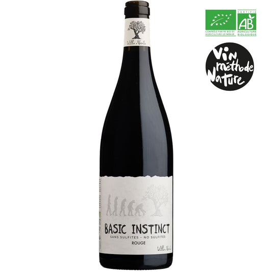 Basic Instinct - Villa Noria - IGP Pays d’Hérault Côteaux de Bessilles - Rouge