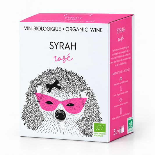 Jacques Frelin – Hérisson Rosé Vin de France Rosé Bio – BIB 3 litres